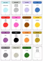 anteprima - Esercizi - Pacchetto di materiali – Flashcard in spagnolo (aggettivi, colori, luoghi, clima e animali) - Pagina 3