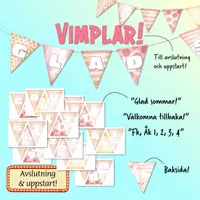 förhandsvisning - Sommarvimplar uppstart - försättsblad