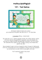 Vorschau - Spiele - Mathe Brettspiel: Kleines 1x1 "7er Reihe" | Malaufgaben Klasse 2 | 1x1 Spiele | Mathe Klasse 2 | Rechnen im ZR 100 | Einmaleins Spiel - Seite 1