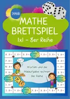 Vorschau - Spiele - Mathe Brettspiel: Kleines 1x1 "8er Reihe" | Malaufgaben Klasse 2 | 1x1 Spiele | Mathe Klasse 2 | Rechnen im ZR 100 | Einmaleins Spiel - Deckblatt