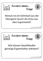 Vorschau - Fördermaterial/Inklusion - WAH: Marktwirtschaft Preisbildung Forscherfragen - Seite 1
