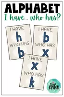 Vorschau - Spiele - Alphabet I HAVE...WHO HAS? - Deckblatt