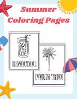Aperçu - Matériel pour travaux manuels / dessin - Coloriages d'été pour les enfants - Page de couverture
