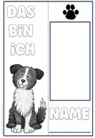 Vorschau - Arbeitsblätter - Lapbook Das bin ich Hundeklasse Kennenlernen Sachunterricht Ethik - Seite 2