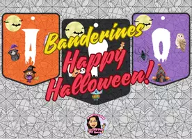 Vista previa - Decoración del aula - BANDERINES HAPPY HALLOWEEN - DECORACIÓN - Portada