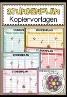 Vorschau - Poster - Stundenplan - Kopiervorlagen NEUE VERSION - Deckblatt
