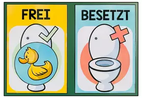 Vorschau - Poster - Toilettenampel – Toilettengang organisieren | Schilder fürs Klassenzimmer und Classroom Management - Seite 1