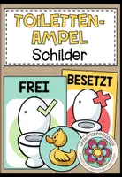 Vorschau - Poster - Toilettenampel – Toilettengang organisieren | Schilder fürs Klassenzimmer und Classroom Management - Deckblatt