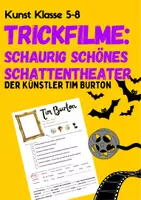 Vorschau - Stundenentwürfe - Kunst: Trickfilme am Beispiel Tim Burton (Halloween, Unterrichtsreihe) - Seite 2