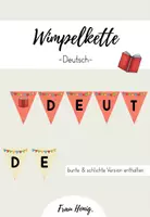 Vorschau - Poster - Wimpelkette Deutsch/ Leseecke - Deckblatt