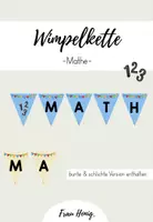 Vorschau - Poster - Wimpelkette Mathe - Deckblatt