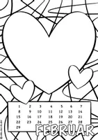 Vorschau - Spiele - Ausmalbilder "Mosaik-Kalender" / Mosaikbilder / ewiger Kalender - Seite 2