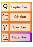 Vorschau - Mal- und Bastelvorlagen - Dauerkalender für die Klasse - Seite 3