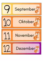 Vorschau - Poster - Fuchsklasse: Dauerkalender als Klassenraumdeko und Gesprächsanlass - Seite 3