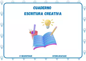 Vista previa - Hojas de trabajo - CUADERNO ESCRITURA CREATIVA - página 1