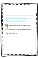 Vorschau - Arbeitsblätter - Wortschatz: Tiere, Spielzeug, Essen und Trinken - Malend Deutsch lernen - Seite 3