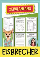 Vorschau - Arbeitsblätter - Schulstart/Kennenlernen Eisbrecher - Deckblatt