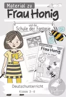 Vorschau - Arbeitsblätter - Lesebegleitheft zum Buch "Frau Honig und die Schule der Fantasie" - Deckblatt