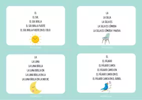 Vista previa - Juegos / Gamificación - Tarjetas de Lectura en Piramide - Fluidez lectora - página 3