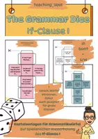 Vorschau - Spiele - The Grammar Dice - If-Clause I - Grammatik Würfel - Deckblatt