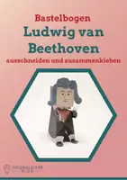 Vorschau - Mal- und Bastelvorlagen - Bastelbogen für Kinder: Ludwig van Beethoven - Deckblatt