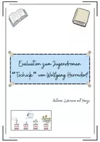 Vorschau - Anderer Materialtyp - Evaluation vom Jugendroman "Tschick" - Deckblatt
