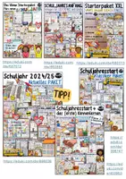 Vorschau - Mal- und Bastelvorlagen - Steckbriefe / Kennenlernen - Gemeinschaftsbild Wabe Poster / Schuljahresanfang - Seite 2