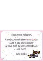 Vorschau - Poster - Willkommensgruß zum neuen Schuljahr für das Kollegium - Seite 1