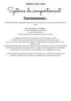 Aperçu - Outils du professeur - Système de comportement ! - Page 1