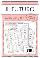 Vorschau - Arbeitsblätter - FUTURO SEMPLICE - Materialpaket - Deckblatt