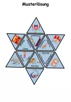 Vorschau - Arbeitsblätter - GRATIS Legestern Zirkus Wortschatz - DaZ/DaF, Deutsch (Klassen 1 und 2) - Seite 2