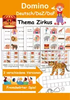 Vorschau - Arbeitsblätter - Zirkus Domino DaZ/DaF, Deutsch (Grundschule) - Fremdwörter - Deckblatt