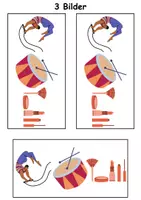 Vorschau - Arbeitsblätter - Zirkus Schattenbilder - DaZ/DaF, Deutsch (Klasse 1 und 2) - Seite 1