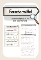 Vorschau - Arbeitsblätter - Forschermittel - Tafelmaterial & Arbeitsblatt - Deckblatt