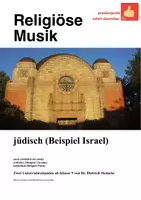 Vorschau - Stundenentwürfe - PAKET: Jüdische Musik und Religion (Beispiel Israel) - Deckblatt