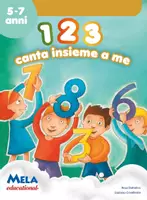 anteprima - Esercizi - 1 2 3 CANTA INSIEME A ME libro con canzoni - Pagina di copertina