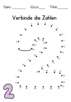 Vorschau - Arbeitsblätter - Von Punkt zu Punkt: Zahlen verbinden 1-44| ZR 100 - Deckblatt