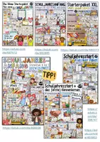 Vorschau - Mal- und Bastelvorlagen - Willkommen / Schön, dass du da bist! - Schuljahresanfang + Wassereis Begrüßungen - Seite 2