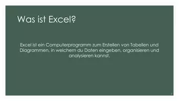 Vorschau - Unterrichtsreihen - Einführung Excel: Präsentation, Übungen, Arbeitsblatt - Seite 3