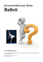 Vorschau - Spiele - Kreuzworträtsel Ballett - Deckblatt