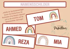 Vorschau - Mal- und Bastelvorlagen - Materialpaket Klassenraum - Deckblatt