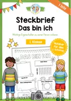Vorschau - Arbeitsblätter - Steckbrief: Das bin ich (1. Klasse/ Einschulung) - Deckblatt