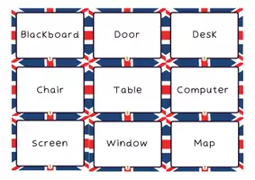 Vista previa - Refuerzo / NEE / Materiales de apoyo - 40 Labels for the English class - página 1