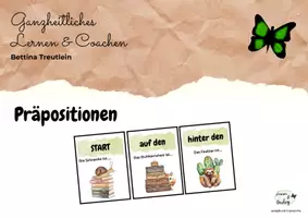 Vorschau - Spiele - Lesespiel Präpositionen - Ich habe... Wer hat? - Deckblatt