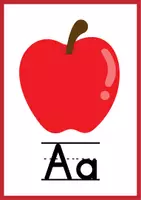 Vorschau - Poster - Alphabet Plakate zum Aufhängen in der Klasse (Druckbuchstaben) - Seite 1