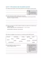 Vorschau - Arbeitsblätter - Arbeitsblatt - Erste Gedichtanalyse (Klasse 6) - Seite 3
