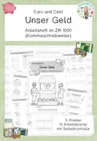 Vorschau - Arbeitsblätter - Unser Geld - Arbeitsheft im ZR 1000 (Kommaschreibweise) - Deckblatt