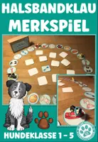Vorschau - Spiele - Merk- und Konzentrationsspiel Halsbandklau Hunde - Deckblatt