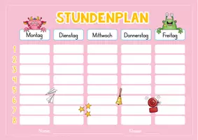 Vorschau - Arbeitsblätter - Stundenplan als Begrüßungsgeschenk - Seite 2