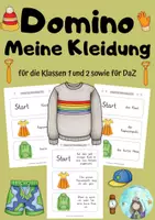 Vorschau - Spiele - Domino Meine Kleidung (Klassen 1 und 2 sowie DaZ) - Deckblatt
